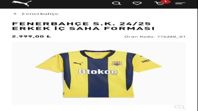 Fenerbahçe yeni sezon iç saha forması satışa sunuldu. Fenerbahçe forma