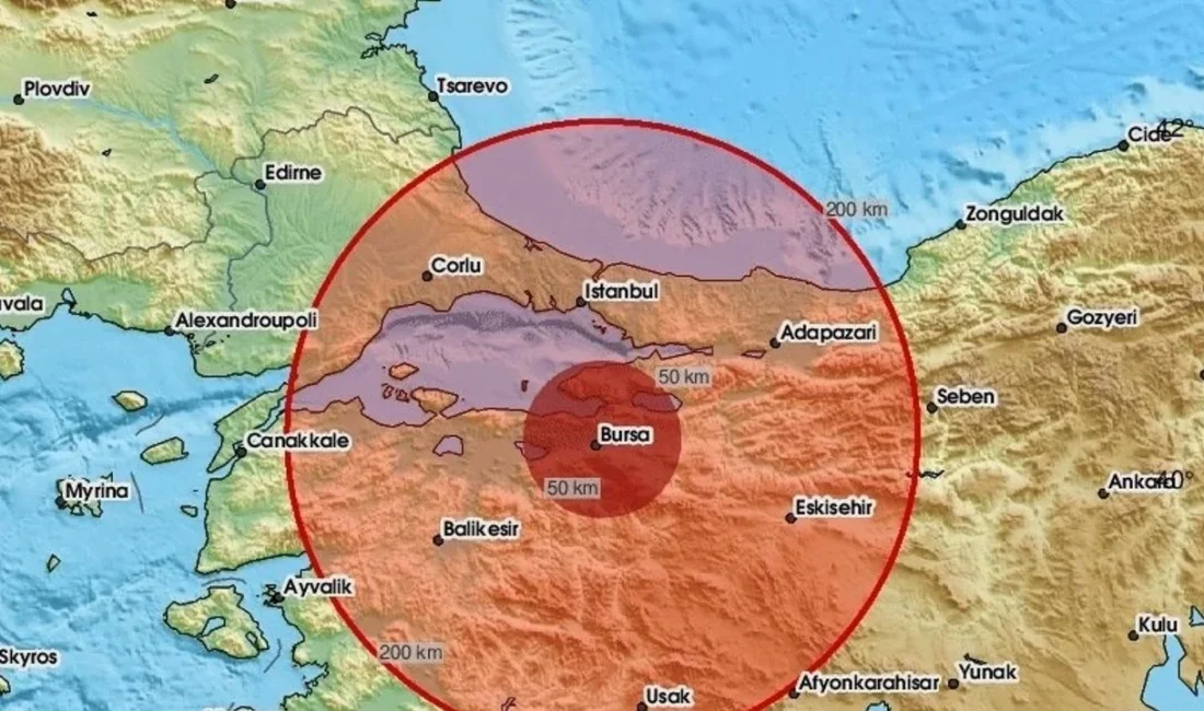 Bursa deprem nerede oldu? Nerede hissedildi? Kandilli Rasathanesi 27 Ocak Pazartesi 2025 Bursa da yaşanan deprem sonrasında haberleri görenler deprem nerede oldu?