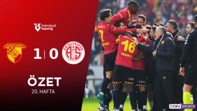 Göztepe – Antalyaspor arasında oynanan ve 1-0 biten Süper Lig