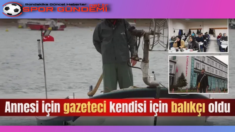 Yomra ilçesinde uzun yıllardır balıkçı barınağında yaşayan, 50 yaşındaki Alper