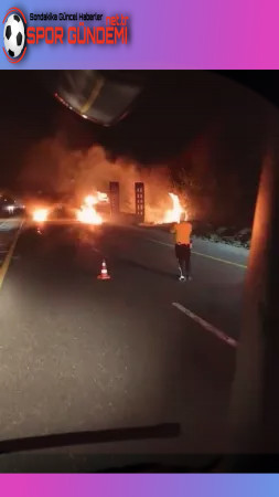 Elazığ-Malatya karayolunda, Pincirik köyü yakınlarında gerçekleşen olayda bir tır aniden