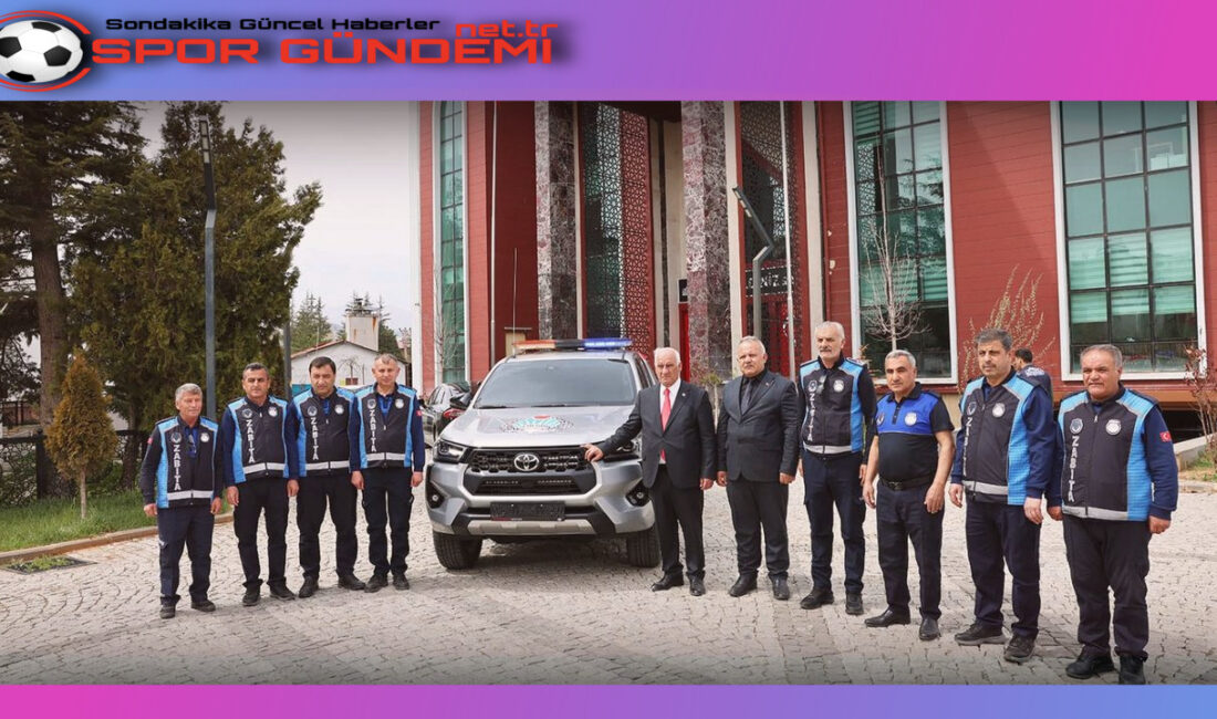 Belediye Başkanı Selim Cüce, bugün zabıta ekiplerine yeni bir araç