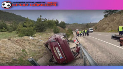 Kastamonu-İhsangazi karayolunda meydana gelen trafik kazasında, V.A. yönetimindeki 37 AV