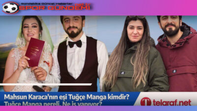 Mahsun Karaca’nın eşi Tuğçe Manga, sanat camiasında kendine sağlam bir