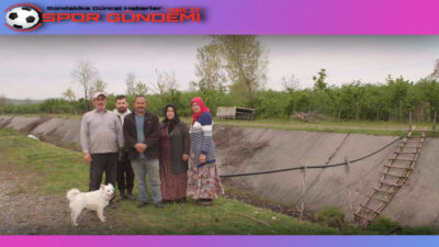 Samsun’un Çarşamba ilçesine bağlı Yamanlı Mahallesi sakinleri, sulama kanalının yol