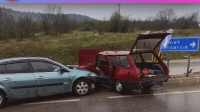 Kütahya’nın Tavşanlı ilçesinde meydana gelen trafik kazasında, Emet istikametine seyir