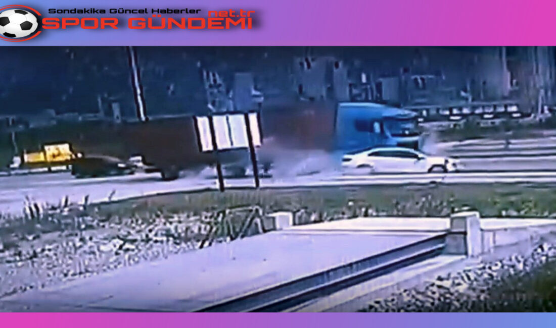Söke ilçesinde bulunan Organize Sanayi Bölgesi’nde meydana gelen trafik kazası,