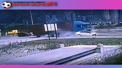 Söke ilçesinde bulunan Organize Sanayi Bölgesi’nde meydana gelen trafik kazası,