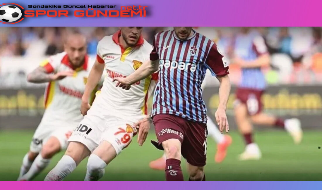 Süper Lig’de Trabzonspor ile Göztepe arasında oynanan karşılaşma golsüz beraberlikle