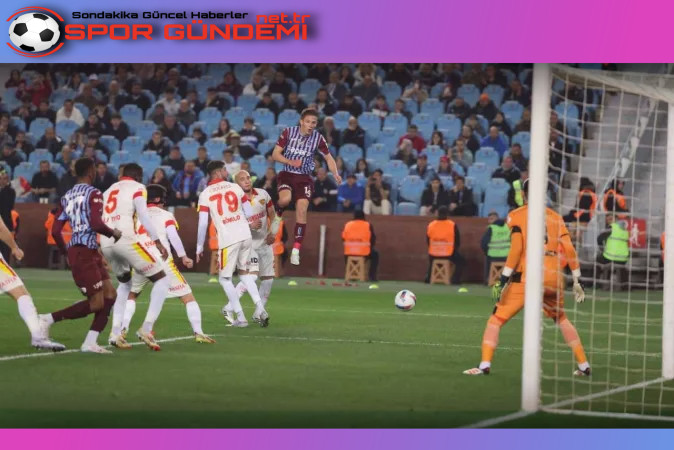 Trabzonspor ile Göztepe arasında oynanan maçın ilk yarısında yaşanan önemli