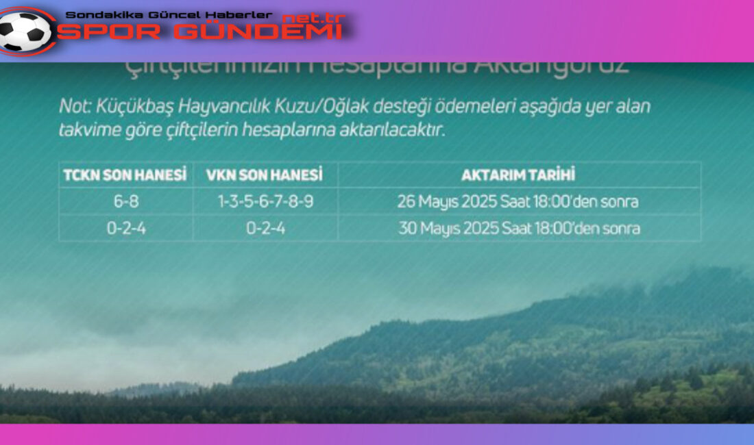 Bakan Yumaklı: Hesaplara 3 Milyar TL Destek Yatıyor! Tarım ve Orman Bakanı, küçükbaş hayvancılık destek ödemesinin çiftçilere aktarılmasıyla