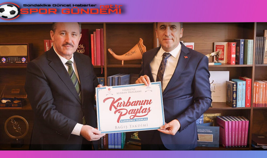 Bilecik Valisi Şefik Aygöl, Türkiye Diyanet Vakfı’nın “Kurbanını Paylaş, Kardeşinle