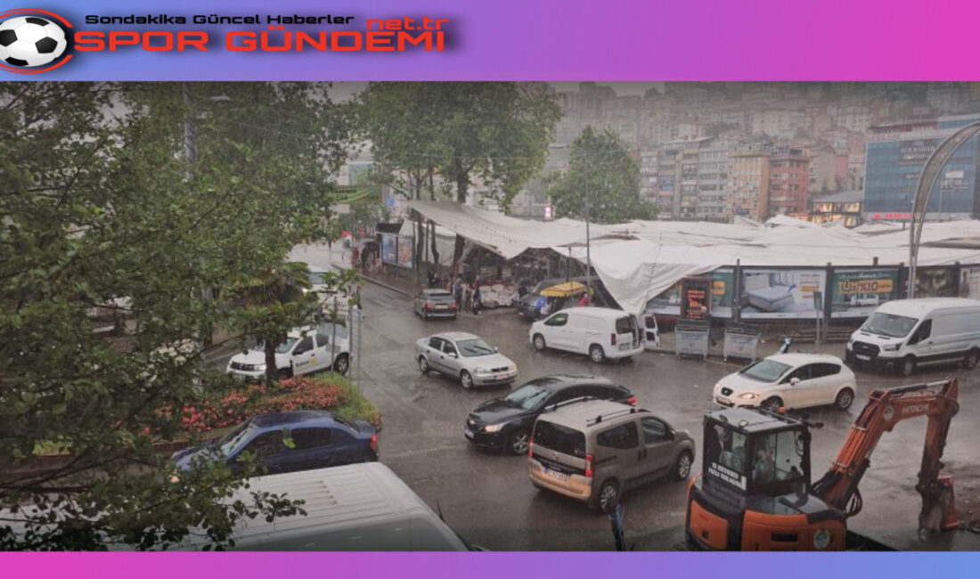 Zonguldak’ta dün akşam saatlerinden itibaren şehri etkisi altına alan şiddetli