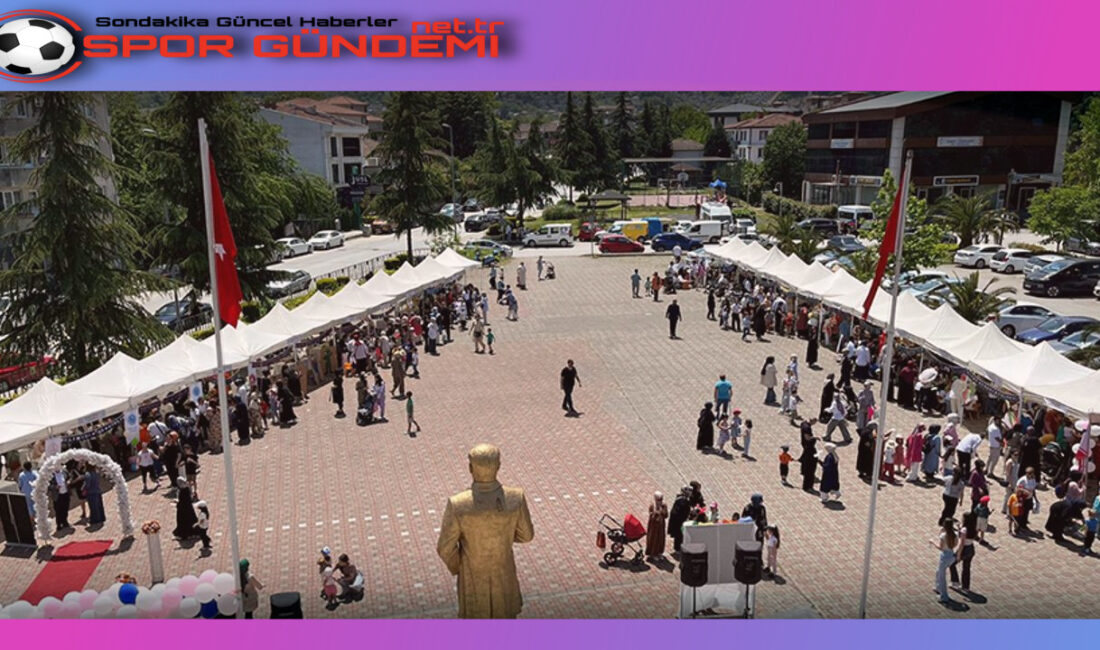 Sapanca Kaymakamlığı tarafından düzenlenen Okul Öncesi Çocuk Şenliği, renkli ve