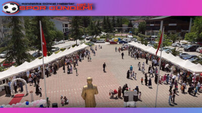 Sapanca Kaymakamlığı tarafından düzenlenen Okul Öncesi Çocuk Şenliği, renkli ve